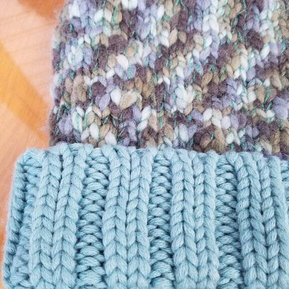 Vintage Gap Wool Blend Hat Knit Toque Y2K Square Chunky Size M/L With Tags - Picture 4 of 10